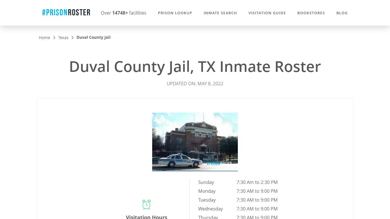 Duval County Jail, TX Inmate Roster